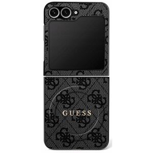 Etui Guess 4G Classic MagSafe do Samsung Galaxy Z Flip7 czarny