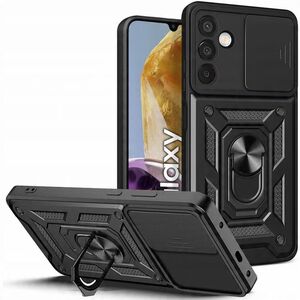 ETUI DEFENDER SLIDE CASE DO SAMSUNG GALAXY M15 5G CZARNA NAKŁADKA ETUI PLECKI