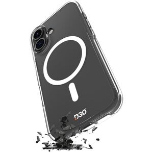 Etui Puro Impact Clear D3O TPU+PC kompatybilne z MagSafe na iPhone 17 - przezroczyste