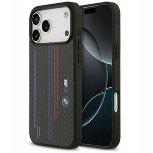 Etui BMW M Kevlar Lines & Logo MagSafe do iPhone 17 Pro Max czarny