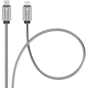 Kabel USB C do Lightning Forcell F-Energy PD 3A 27W Metal 2 m C238 srebrny