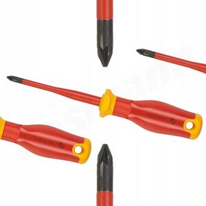 Wkrętak krzyżowy PZ2 Gtv HT1S969-1 100mm 1000V SLIM CrMo