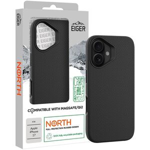 Eiger North Case MagSafe GRS iPhone 17 schwarz