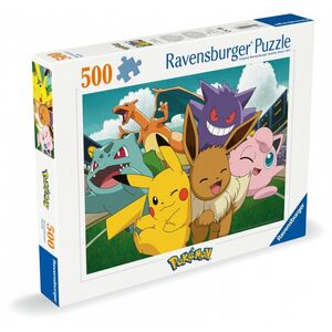 Puzzle 500 elementów pokemon classic