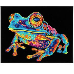 Diamond Dotz - Adults Flocked Neon Tree Frog EDUKAMP