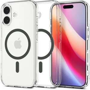 Spigen Ultra Hybrid Mag MagSafe - Etui do iPhone 17 (Clear/Graphite)
