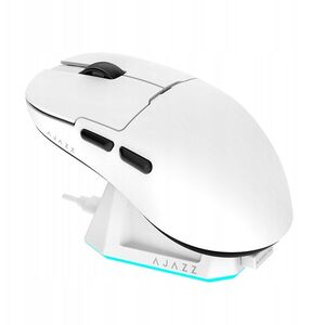 Mysz gamingowa bezprzewodowa  Ajazz  AJ159P MC -3 Mod-White-Pixart 3311 Charging Dock