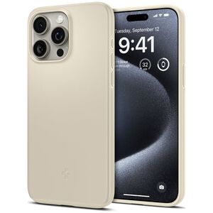Spigen Thin Fit, σιωπηλό μπεζ - iPhone 15 Pro