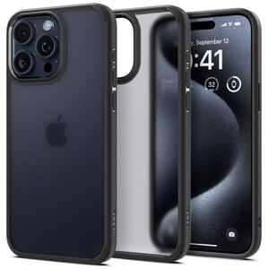 Spigen Spigen Ultra Hybrid, frost black - iPhone 15 Pro Max