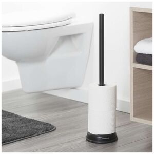 Acero χαρτοθήκη επιδαπέδια μαύρη Sealskin