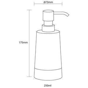 Glossy gold 250 ml δοχείο κρεμοσάπουνου Sealskin