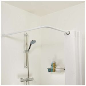 90x90 Ø 28 mm white βραχίονας μπάνιου γωνιακός Sealskin