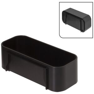 Tiger 2-Store Επιτοίχιο Ράφι 25 cm Black 1500010746