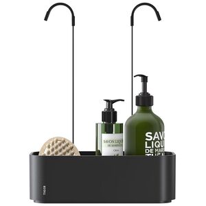 Tiger 2-Store Ράφι κρεμαστό για Βρύση Ντους 25 cm Black 800376