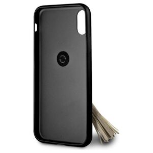 Guess iPhone XR GUHCI61RSSABK black hard case Saffiano with ring stand 3700740437636