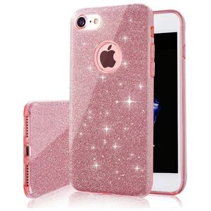 Glitter 3in1 case for Xiaomi Redmi Note 9 pink 5900495857132