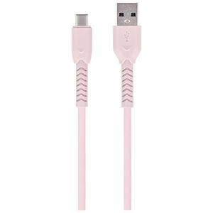 Maxlife MXUC-04 cable USB - USB-C 1,0 m 3A pink 5900495875204