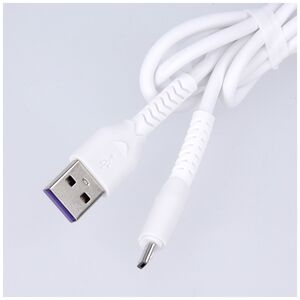 Maxlife MXUC-04 cable USB - microUSB 1,0 m 3A white 5900495875198