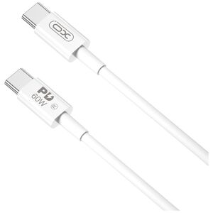 XO cable NB-Q190A PD USB-C - USB-C 1,0m 60W white 6920680880218