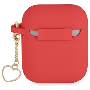 Original Case APPLE AIRPODS Guess Silicone Charm Heart Collection (GUA2LSCHSR) red