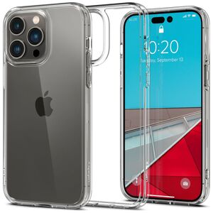 Case SAMSUNG GALAXY S23 ULTRA Spigen Ultra Hybrid Crystal transparent