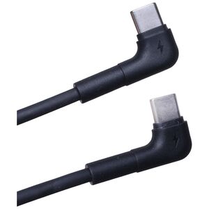 Maxlife MXUC-09 γωνιακό καλώδιο USB-C - USB-C 1,0 μ 60W μαύρο 5900495092656