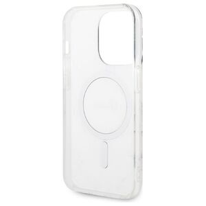 Guess set case + charger for iPhone 14 Pro Max 6,7" GUBPP14XHMEACSK black hard case Marble MagSafe 3666339103149