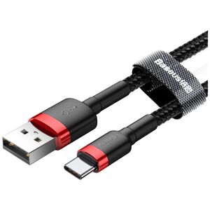 Baseus cable Cafule USB - USB-C 1m 3A red-black 6953156278301