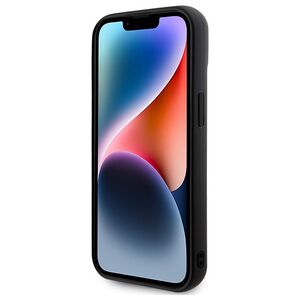 Original Case APPLE IPHONE 15 Karl Lagerfeld Hardcase 3D Rubber Glitter Logo (KLHCP15S3DMBKCK) black