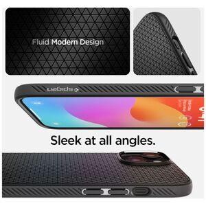 Spigen Spigen Liquid Air iPhone 15 6.1" μαύρο/matte black ACS06790