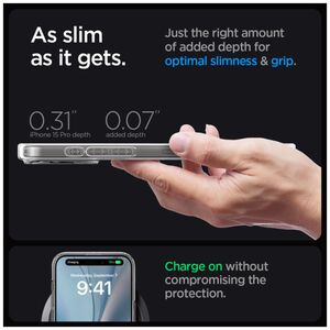 Spigen Spigen Ultra Hybrid MAG iPhone 15 Pro 6,1" Magsafe λευκό/λευκό ACS06715