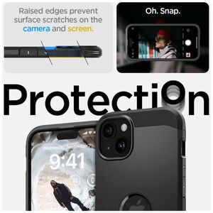 Spigen Spigen Tough Armor MAG iPhone 15 6.1" MagSafe μαύρο/black ACS06811