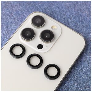 Set of lens glasses for iPhone 13 Mini / iPhone 13 black frame (2 pcs) 5900495649683