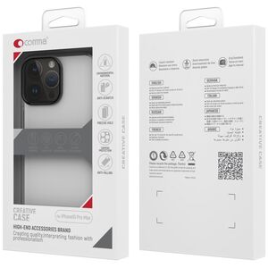 Comma case Hard Jacket for iPhone 15 Pro Max transparent antibacterial 6938595391651