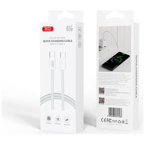 XO cable NB-Q260A PD USB-C - USB-C 1m white 60W 6920680853588