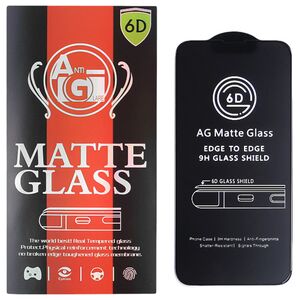 Tempered glass 6D matte for iPhone 15 Pro Max 6,7" black frame 5907457722873