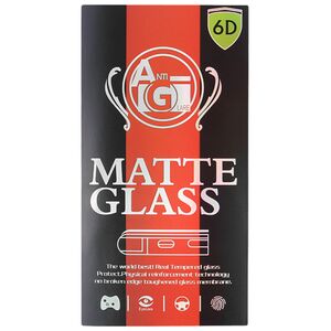 Tempered glass 6D matte for iPhone 15 Pro 6,1" black frame 5907457722866
