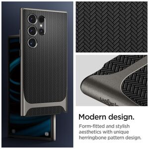 Spigen Spigen Neo Hybrid, gunmetal - Samsung Galaxy S24 Ultra