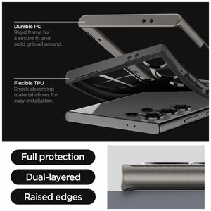 Spigen Spigen Neo Hybrid, gunmetal - Samsung Galaxy S24 Ultra