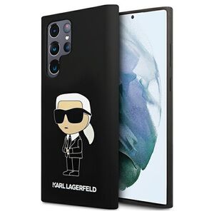 Original Case SAMSUNG GALAXY S24 ULTRA Karl Lagerfeld Hardcase Silicone Ikonik (KLHCS24LSNIKBCK) black