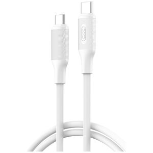 XO καλώδιο NB-Q265B PD USB-C - USB-C 1,0m 60W λευκό 6920680855056