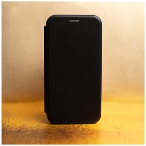 Case SAMSUNG GALAXY A06 Leatherette Wallet Flip Elegance black