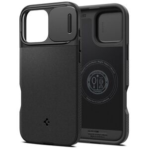 Spigen Spigen Optik Armor iPhone 16 Pro Max 6,7" MAG Magsafe μαύρο/μαύρο ACS08015