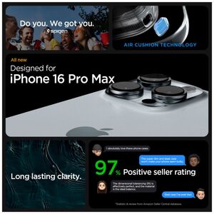 Spigen Spigen Ultra Hybrid iPhone 16 Pro Max space crystal ACS07994