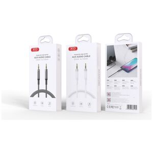 XO καλώδιο ήχου NB-R279C βύσμα 3,5mm - βύσμα 3,5mm 1,0m λευκό 6920680860210