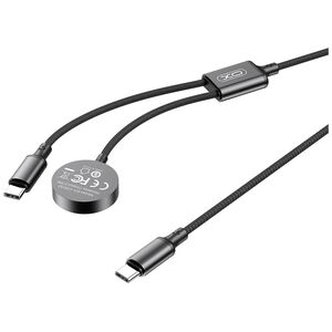 Ασύρματος επαγωγικός φορτιστής XO CX030 λευκός για Apple Watch με καλώδιο USB-C -USB-C 6920680860258