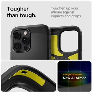 Spigen Spigen Tough Armor MAG iPhone 16 Pro 6.3" MagSafe μαύρο ACS08146