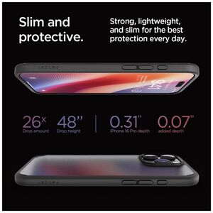 Spigen Spigen Ultra Hybrid iPhone 16 Pro frost black ACS08124