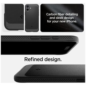 Spigen SPIGEN RUGGED ARMOR MAG MAGSAFE IPHONE 16 MATTE BLACK