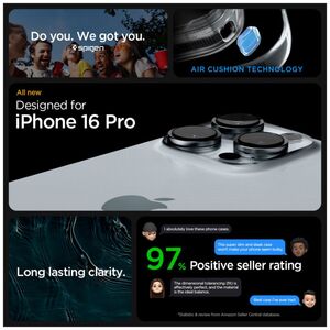 Spigen Spigen Ultra Hybrid iPhone 16 Pro frost clear ACS08122